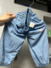 班喜迪儿童裤子夏装女童牛仔裤男童休闲九分裤夏季女宝宝薄款冰丝束脚裤 C5819-星黛露 80 实拍图