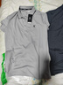 乔丹短袖t恤男夏季新款透气宽松速干冰丝翻领polo衫男士休闲运动上衣 深灰 XL /180 实拍图