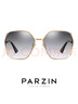 帕森（PARZIN）太阳镜女 时尚渐变色镂空镜框浅色眼镜 防晒开车驾驶墨镜 PZ8303 实拍图
