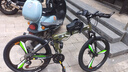 Jeep吉普自行车折叠山地男女学生26寸27速公路单车战神-苍岭绿/三刀轮 实拍图