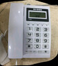 泰丰888电话机家用固定电话座机免提通话双键拨号来电显示商务办公室家庭酒店老人前台TF203白色 实拍图