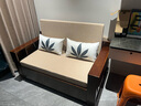 塞纳春天沙发床两用实木推拉现代简约沙发床可折叠沙发床多功能储物沙发 1.45m椰棕款【1个储物箱】 实拍图