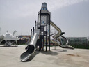 定制户外不锈钢滑梯室外儿童游乐园设备娱乐设施公园小区幼儿园 户外游乐场设备定制咨询 户外 实拍图