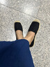 斯凯奇（Skechers）女鞋夏季渔夫鞋单鞋新中式蕾丝平底鞋浅口一脚蹬通勤鞋113025 实拍图