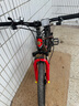 永久（FOREVER）儿童自行车青少年变速山地车中学生单车减震赛车脚踏车22寸黑红色 实拍图