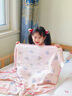 无印良品全棉纱布盖毯儿童毛巾被夏季小毯子幼儿园午睡毯单人披肩毯夏凉被 恐龙岛【全棉皱皱纱 亲肤柔软】 80x105cm【儿童毯】 实拍图