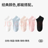 猫人（MiiOW）女士袜子女春夏船袜【100%纯棉10A抗菌】网眼黑色短筒袜透气吸汗 实拍图