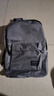 休闲书包男帆布简约双肩包男韩版背包男潮大容量中学生书包旅行包 标准款灰色（不能充电听歌） 实拍图