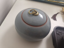 宅轻松 哥窑冰裂茶叶罐陶瓷青瓷茶罐茶具配件茶叶密封罐大号罐 实拍图