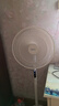 美的（Midea）电风扇家用远距送风遥控智能落地扇七叶智能感温立式电扇宿舍卧室摇头 40CM大网罩杏色35mkl 实拍图