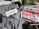 红蜻蜓（RED DRAGONFLY）衬衫男时尚百搭棉质长袖打底衬衣男装上衣 灰色（长袖） 3XL 实拍图