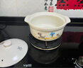 泥火匠陶瓷小斑马如意汤锅2700ml釉中彩耐热宽口浅砂锅明火汤煲炖肉菜煲 实拍图