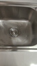 高冈水槽304加厚不锈钢洗菜盆大单槽洗碗厨房水池家用淘菜洗菜盆菜池 单槽50X40+冷热龙头+下水配件 实拍图
