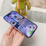 闪魔 适用苹果钢化膜iphone手机膜高清抗指纹防爆防摔保护膜 【黑色全玻璃|抗指纹】2片+神器 苹果iPhone14Pro 实拍图