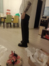 马登德比鞋厚底增高鞋子男女休闲皮鞋真皮英伦风大头低帮百搭马丁靴 哑光黑 （5cm增高） 马登工装 41 男码 实拍图