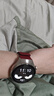 码仕适用华为手表表带Watch5/4/3/gt5/gt4/3/2/Pro/荣耀Magic2磁吸硅胶酒红配黑22mm 实拍图