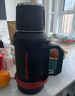琪虎（QIHU） 保温水壶户外大容量保温壶大号车载式保温水瓶316不锈钢车用男 1.6L黑色 实拍图