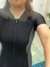 速安视SWANS泳衣女温泉遮肚保守连体专业游泳显瘦海边防晒速干泳装 L 实拍图