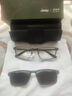 Jeep吉普超轻商务休闲半框近视眼镜架男磁吸偏光夹片套镜记忆钛T8039 镜架+依视路钻晶膜岩 1.60镜片 实拍图