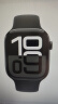 Apple/苹果 Watch Series 10 智能手表GPS+蜂窝款46毫米亮黑色铝金属表壳黑色运动型表带S/M MWYJ3CH/B 实拍图