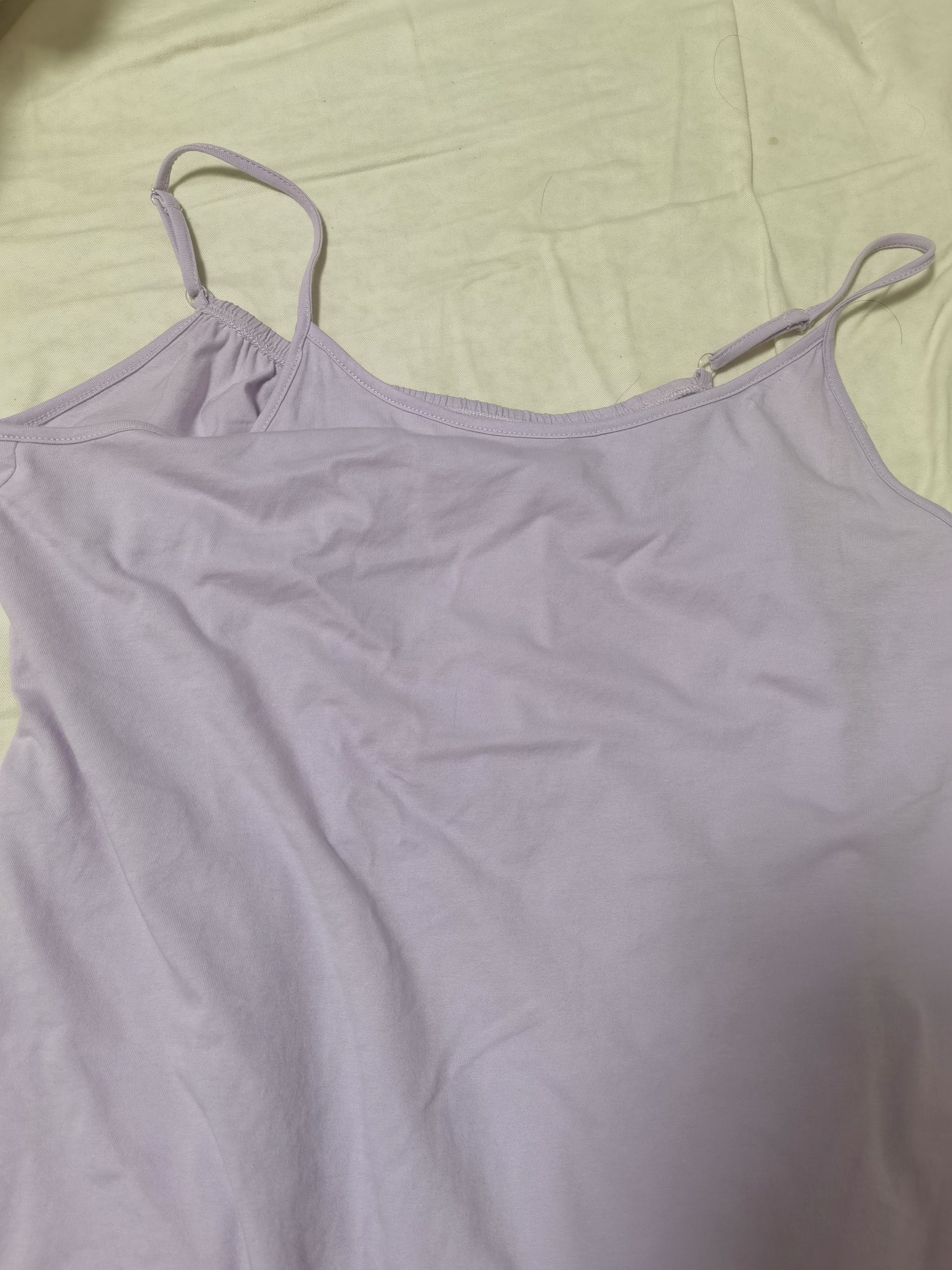 顶瓜瓜顶呱呱睡裙女夏纯棉吊带舒适家居服睡衣家居裙女西梅紫165 实拍图