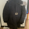 金羽杰冬季新潮羽绒派克服女中长款大毛领连帽拼接羽绒服女士Y21806161 实拍图