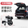 怡辉（YIHUI）轮椅折叠老人轻便旅行手推车出行家用骨折小型便携手动代步车L08 实拍图