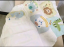爱贝迪拉（AIBEDILA） 儿童纯棉吸汗巾a类幼儿园隔汗大号小月龄婴儿宝宝全棉垫后背汉巾 5条装 【6层】升级精梳棉-小清新 【S码0-1岁 参考身高80cm左右】 实拍图
