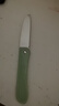 不锈钢折叠水果刀具家用切瓜果刀厨房去皮刀学生便携式分切果蔬刀 随机颜色1把 实拍图