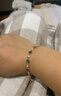 GLTEN施华洛世奇锆四叶草999足银手链女士手镯生日礼物送女友老婆首饰 【施华洛世奇锆】手链+玫瑰礼盒 实拍图