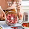荣事达（Royalstar）绞肉机家用电动多功能料理机切菜婴儿辅食搅肉机肉馅蒜蓉机国家补贴RS-JR30R5【2L-单刀单碗款】 实拍图