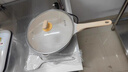 炊大皇 炒锅 麦饭石色不粘锅多功能少油烟炒菜锅平底28cm 电磁炉通用 实拍图
