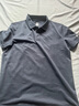 拇指白小T短袖polo衫男士春夏透气商务休闲翻领白小丅 藏青色 XL  实拍图
