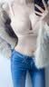 OEING小胸聚拢无钢圈性感内衣女无痕粉底液文胸收副乳防下垂调整型胸罩 乳白色单件【聚拢上托】 XL -建议130-150斤 （38/85AB杯）厚1.8cm 实拍图