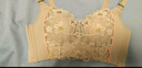 浪莎内衣女小胸聚拢文胸显大无钢圈收副乳调整型上托胸罩 香槟色38CD 实拍图