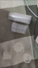 特美居（temeiju）一次性饭盒圆形透明塑料快餐盒加厚带盖打包盒汤碗50套装500型 实拍图