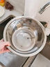 国风食品级316不锈钢盆洗菜盆淘米盆沥水篮漏盆网筛家用淘米神器 【医疗级316不锈钢漏盆】30cm 实拍图