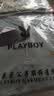 花花公子（PLAYBOY）高档100%纯棉夏季短袖t恤男士高档翻领polo衫透气吸汗休闲上衣 短袖YW7702蓝色 4XL 190建议180-210斤 实拍图
