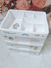 静闲居化妆品收纳盒桌上收纳柜抽屉式置物架多层书桌护肤品学生文具收纳 基础款【送贴纸】3抽屉+1置物 实拍图