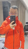 迪卡侬硬壳冲锋衣男女户外休闲登山徒步防风防水夹克风衣MH500外套 男-丹霞橙 S 实拍图