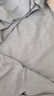 南极人（Nanjiren）A类针织全棉毛巾被纯棉空调被夏季毛毯盖毯办公室午睡毯儿童毯 浅灰【A类全棉 亲肤透气】 150x200cm【A类单人毯】 实拍图