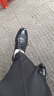 奥康官方男鞋 英伦正装皮鞋男士系带圆头德比商务通勤正装鞋真皮婚鞋 黑色 41 (255mm) 实拍图
