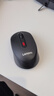 联想（Lenovo）无线蓝牙双模充电鼠标  便携办公鼠标人体工学设计 适用台式机一体机笔记本平板 M28黑色 实拍图