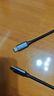 秋叶原（CHOSEAL）USB2.0转Mini USB数据线 平板移动硬盘行车记录仪键盘相机摄像机T型口充电连接线 2米 QS5308T2 实拍图