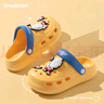 猪爸爸儿童洞洞鞋男童夏季家居室内防滑奥特曼中大童沙滩外穿凉拖鞋黄17 实拍图