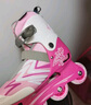 m-cro迈古轮滑鞋儿童溜冰男女micro直排旱冰中小学适用 X3粉色套餐L码 实拍图