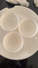 苏氏陶瓷（SUSHI CERAMICS）羊脂玉白瓷功夫茶杯小碗杯陶瓷品茗杯6个装（简装） 实拍图