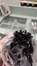 优家UPLUS一次性高弹力头绳黑色【加厚500根】发圈发绳小皮筋扎头发 实拍图