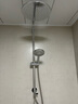 科勒（KOHLER）淋浴花洒套装三出水淋浴柱方型顶喷多功能手持莲蓬头升降淋浴器 升级版圆形大顶喷75517T-ZZ-CP 实拍图