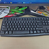 罗技（Logitech）MK120 键鼠套装 有线键鼠套装 办公键鼠套装 电脑键盘 USB即插即用 全尺寸 黑色 实拍图